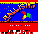 Ballistic (USA) Title Screen